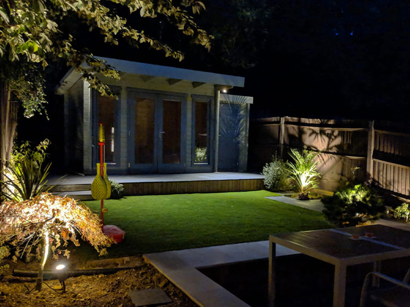 anti glare garden lighting in conwy